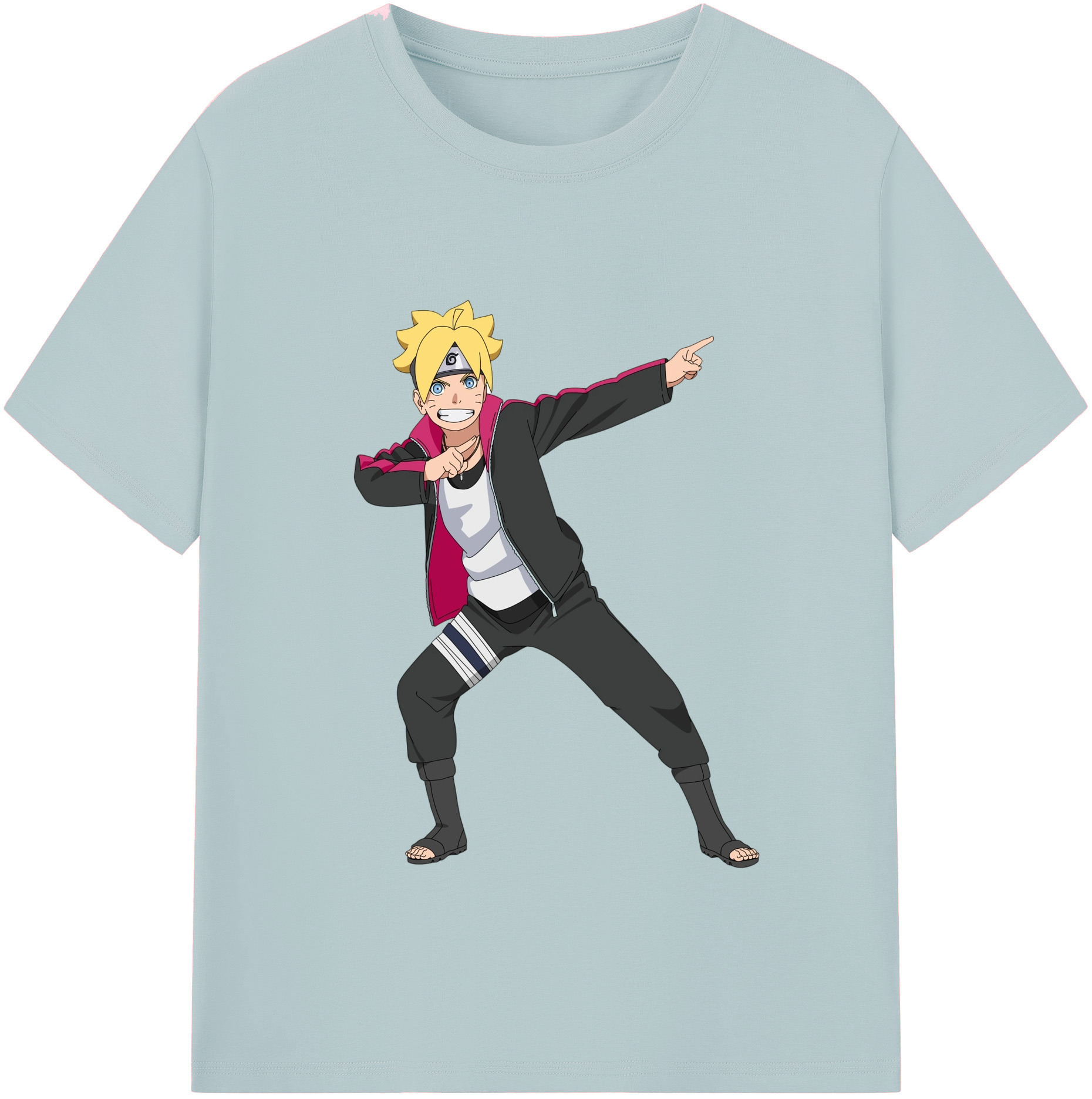 （画像用） NARUTO -ナルト- うずまき ボルト Uzumaki Boruto 綿100％半袖Tシャツ（フロントプリント）